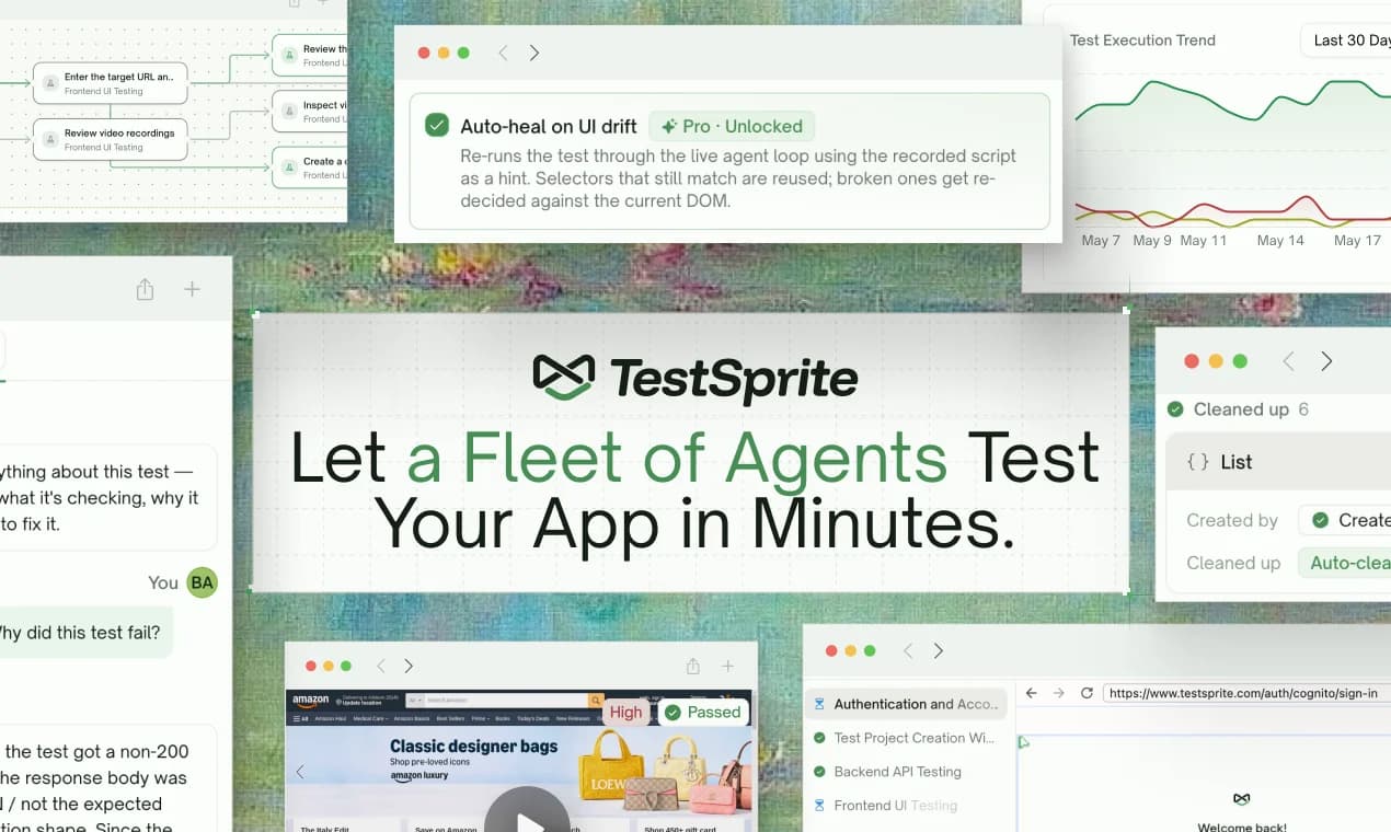 TestSprite 3.0 screenshot 1