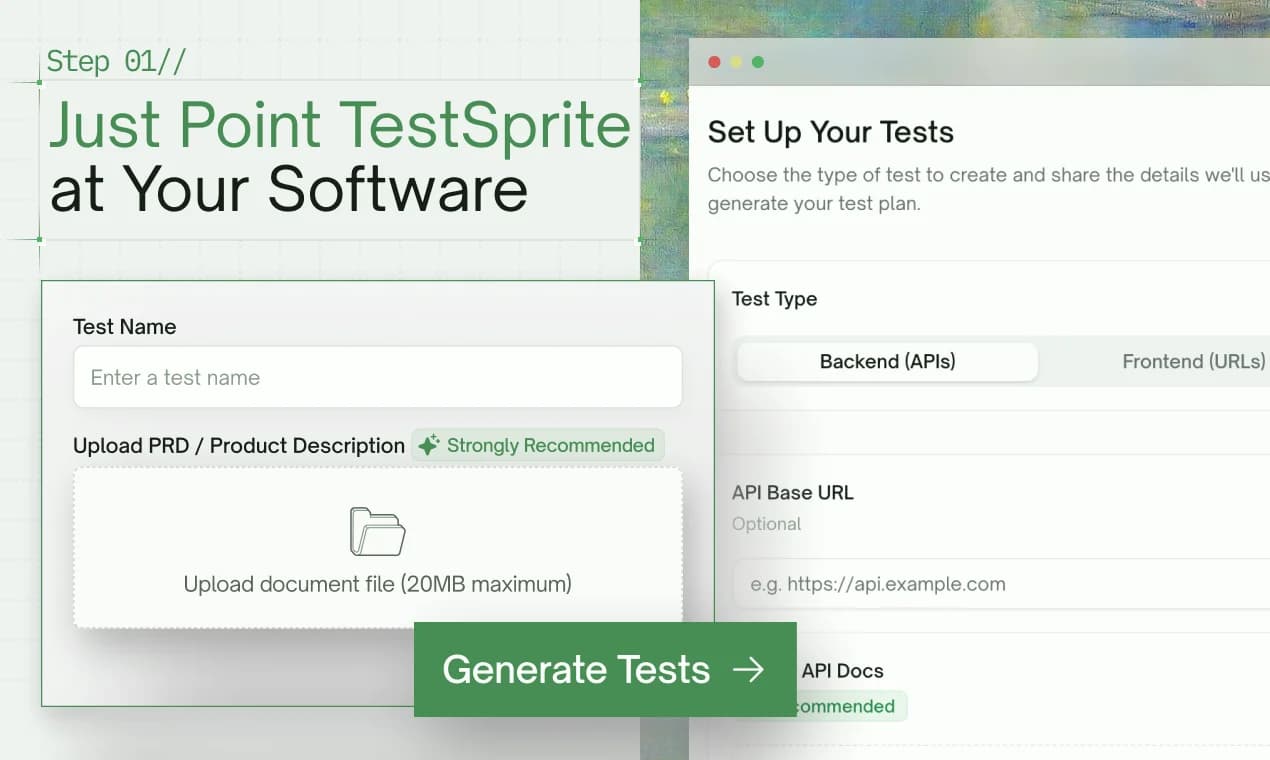 TestSprite 3.0 screenshot 3