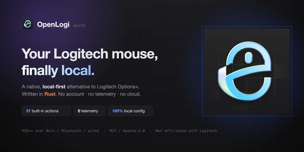 OpenLogi screenshot 1