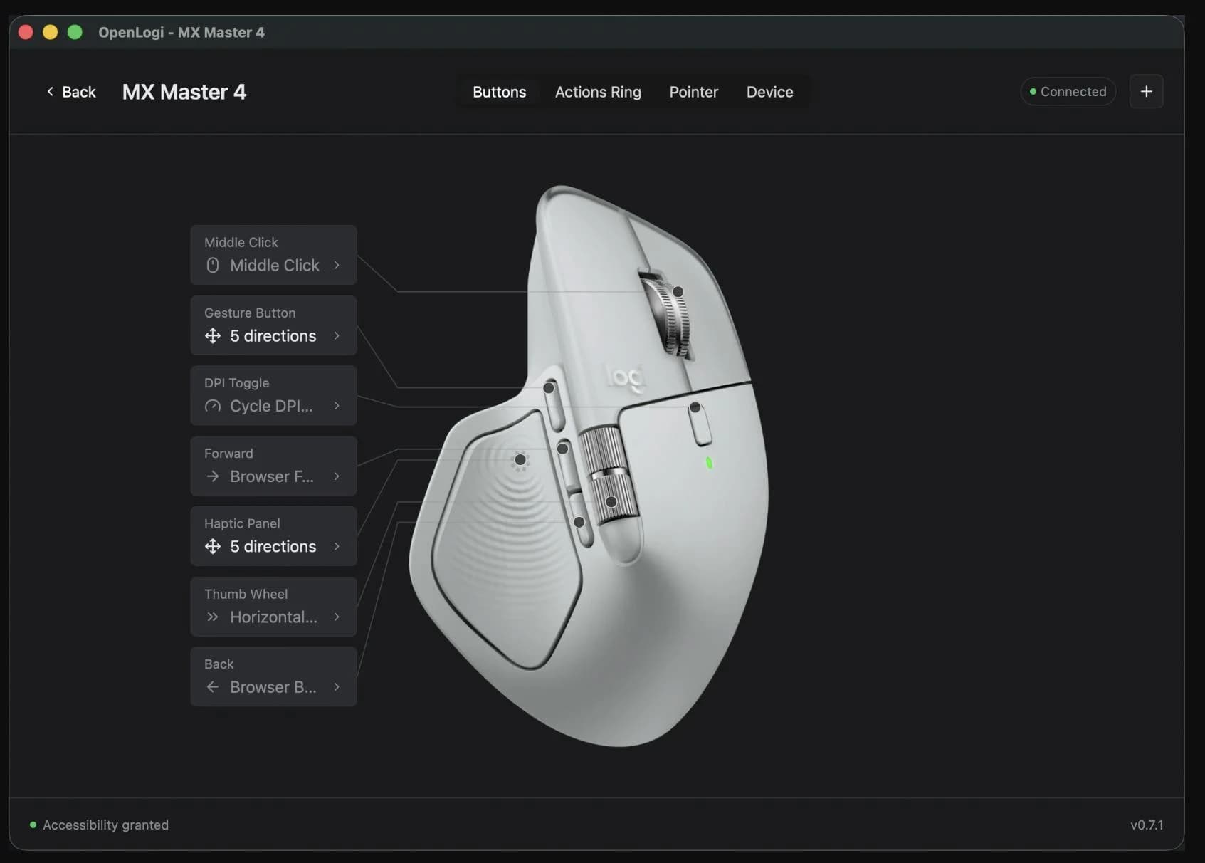 OpenLogi screenshot 2