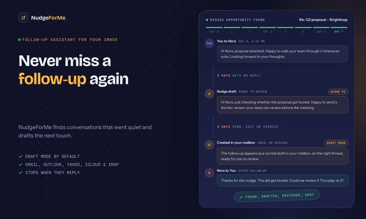 NudgeForMe screenshot 1