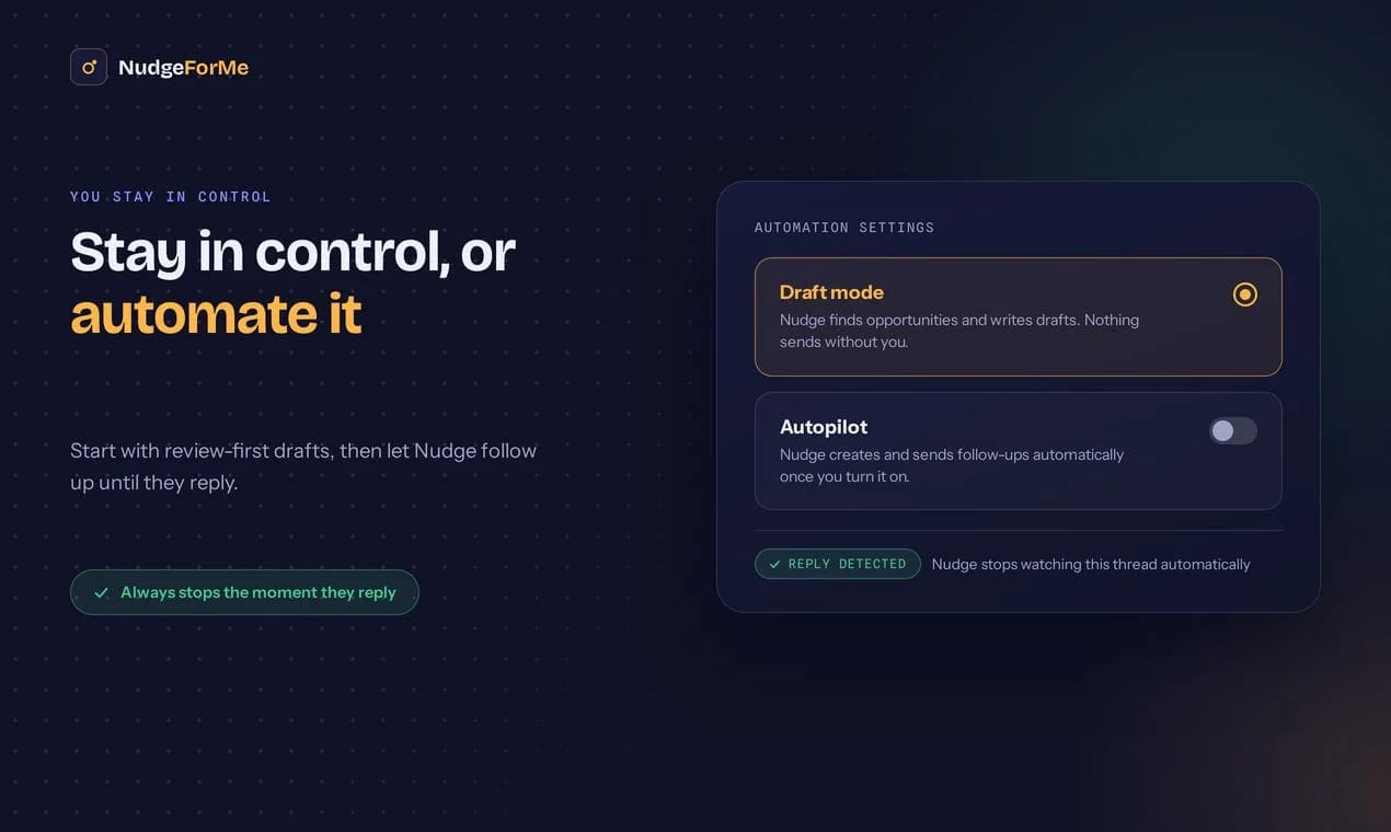 NudgeForMe screenshot 5