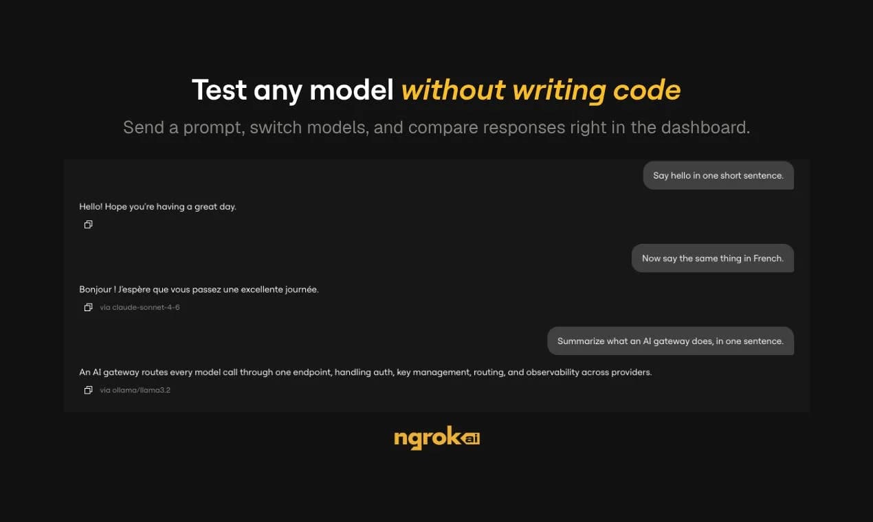 ngrok AI Gateway screenshot 9