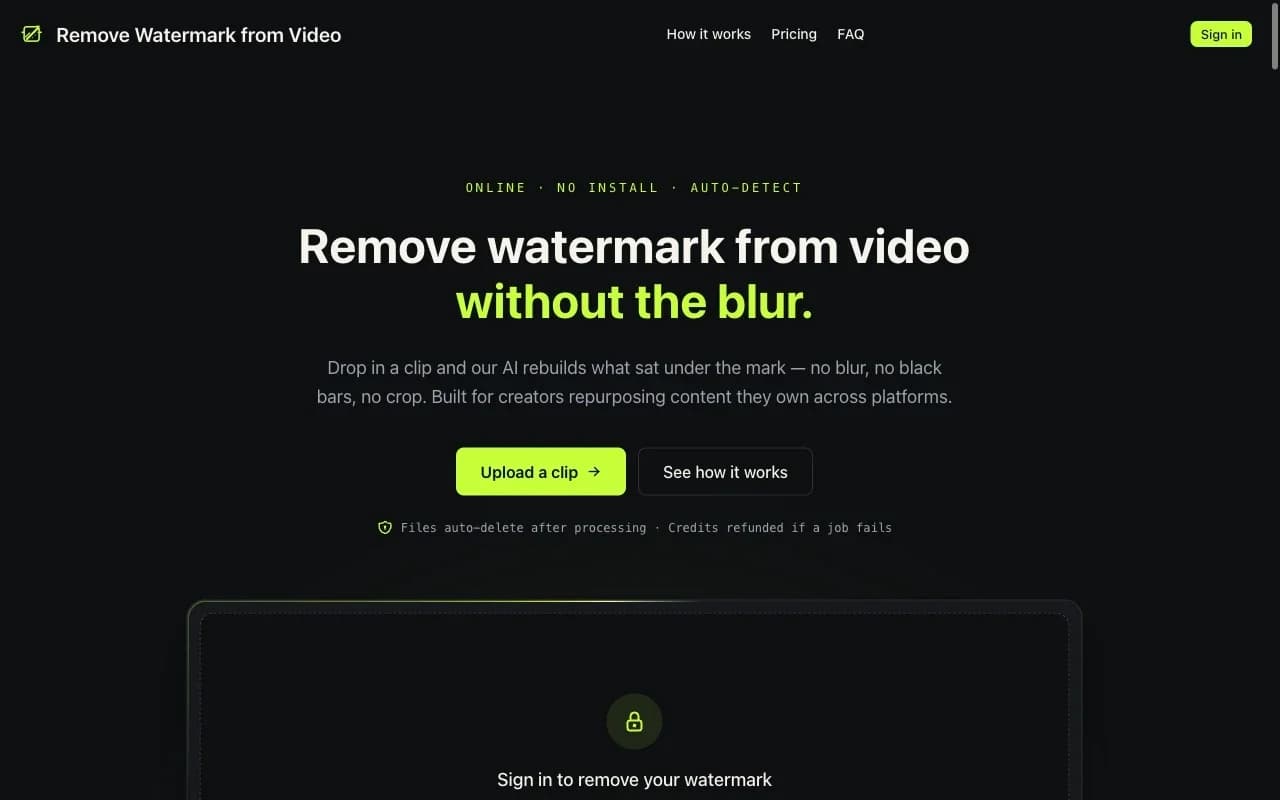 Remove Watermark from Video screenshot 1