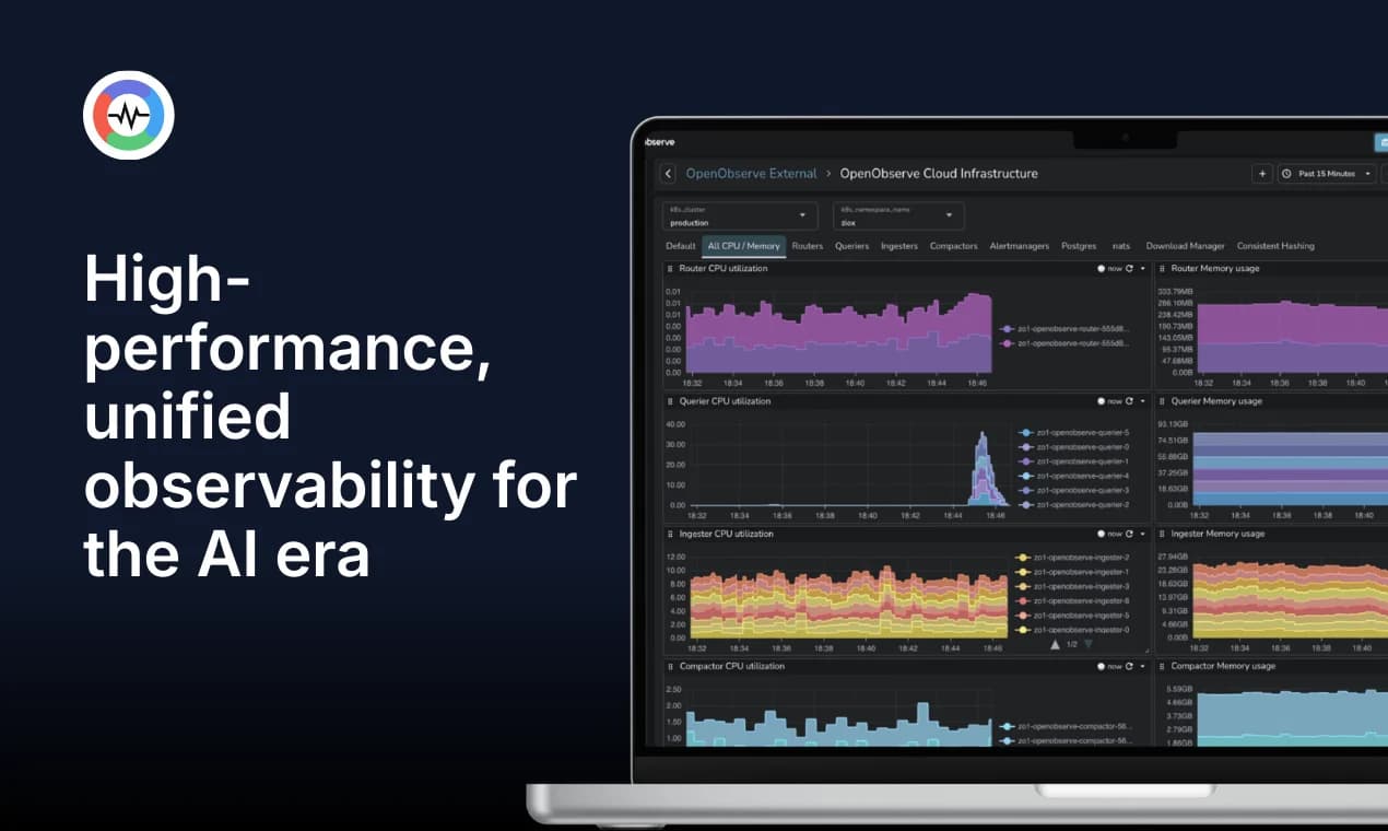 OpenObserve screenshot 1