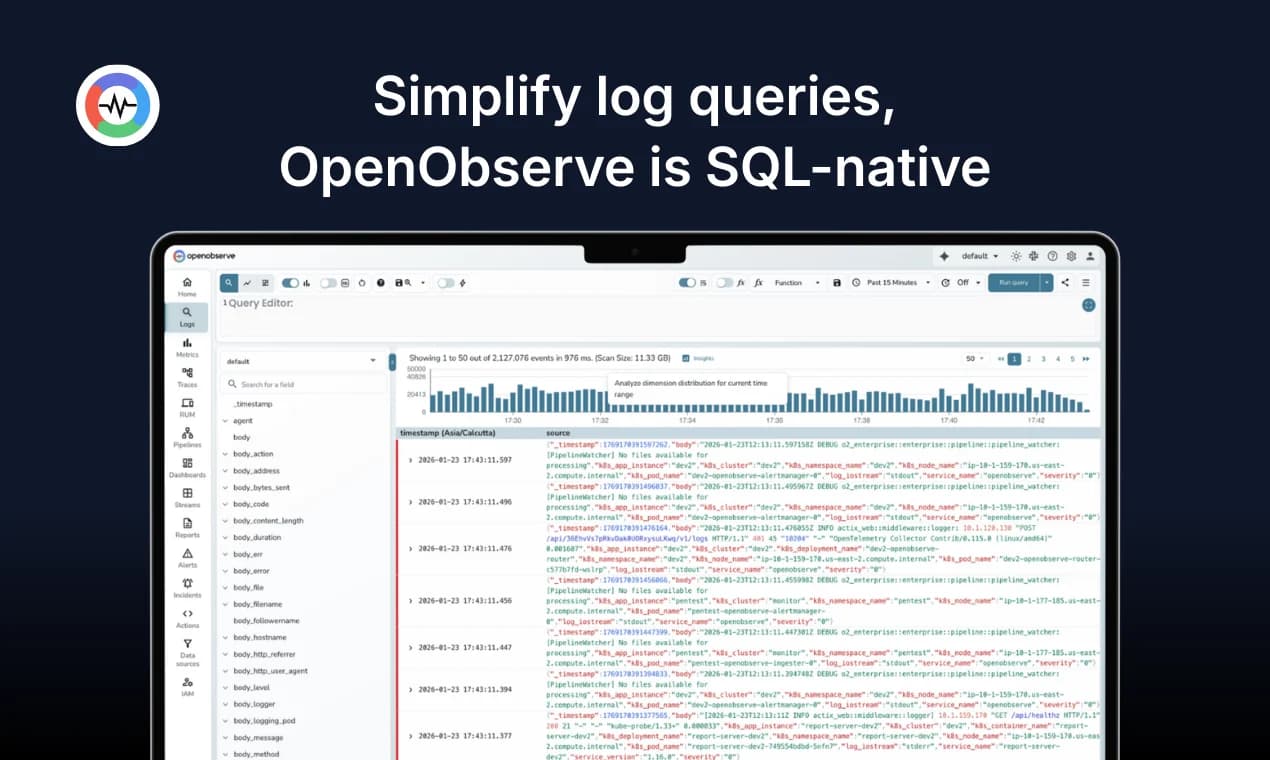 OpenObserve screenshot 4