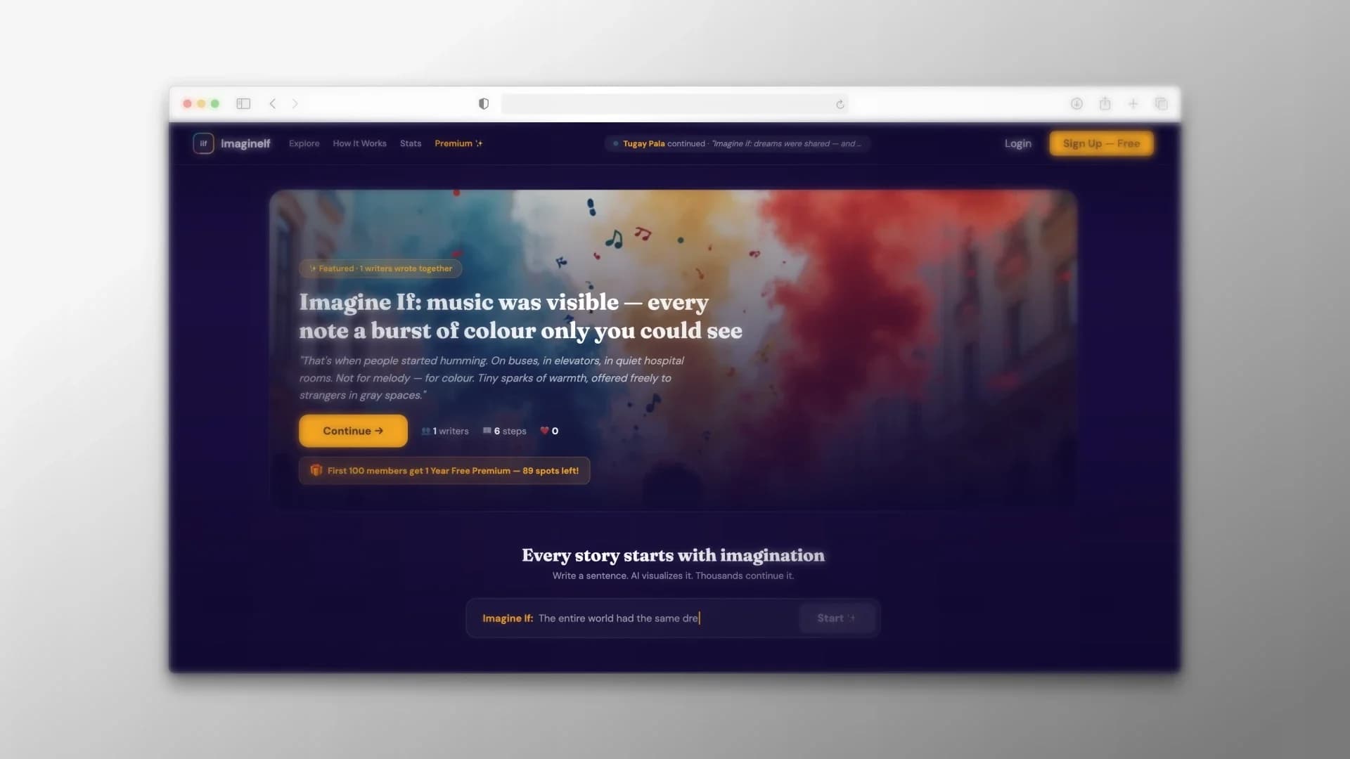 ImagineIf screenshot 1