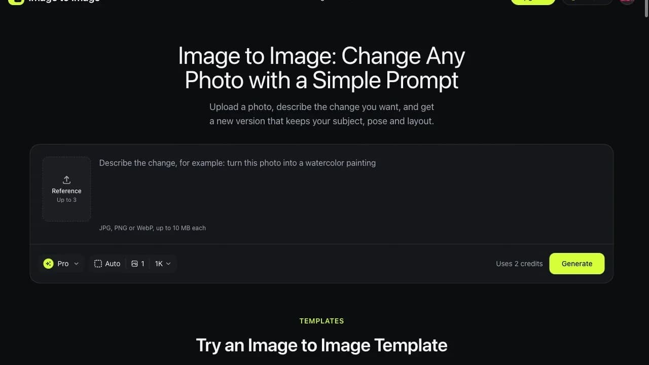 Image to Image screenshot 1