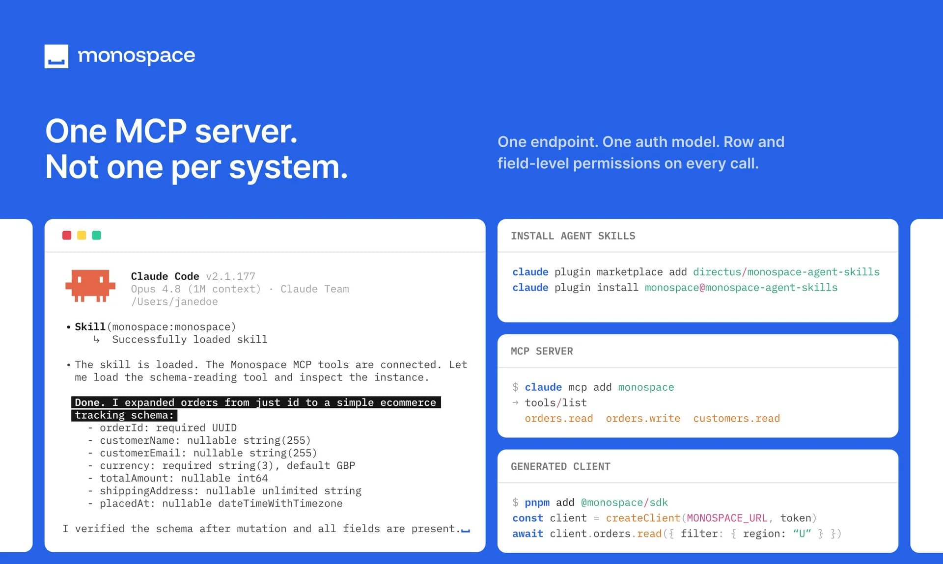 Monospace from Directus screenshot 3