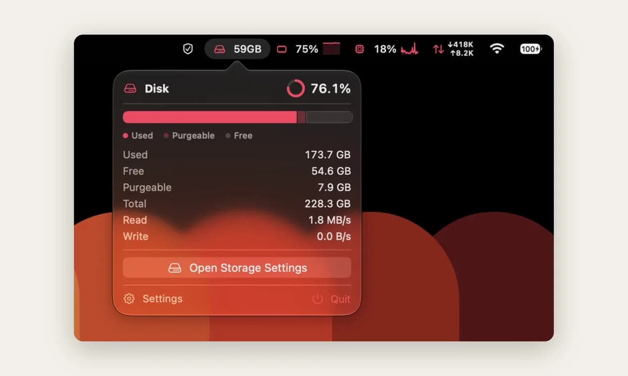 mectrics screenshot 5