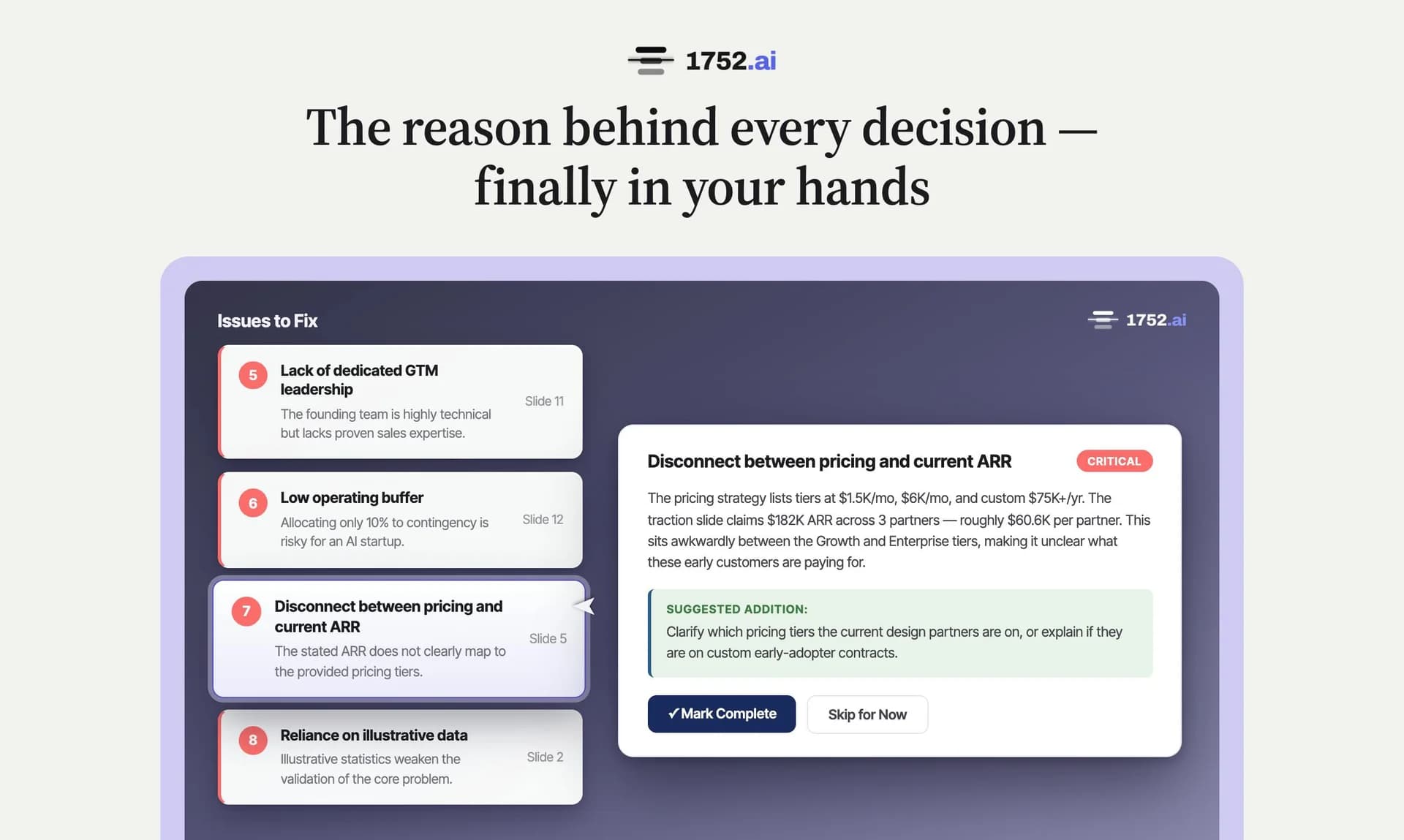1752vc Pitch Deck Analyzer screenshot 2