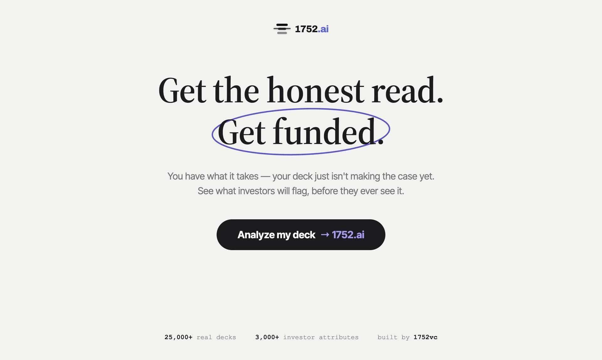 1752vc Pitch Deck Analyzer screenshot 5