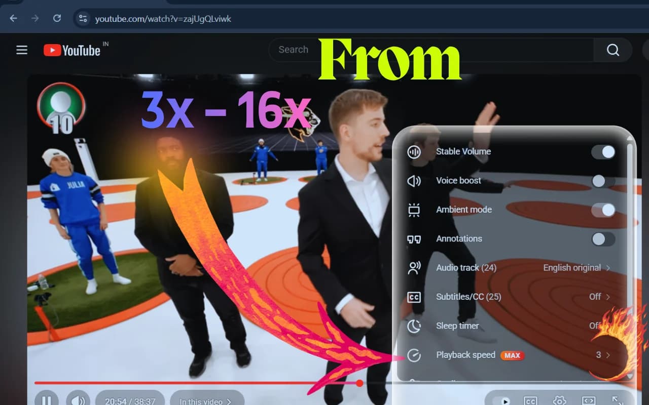 Youtube Custom Playback screenshot 1