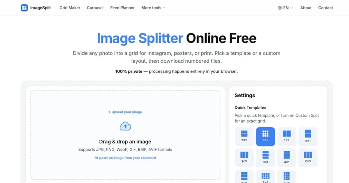 ImageSplit screenshot 1