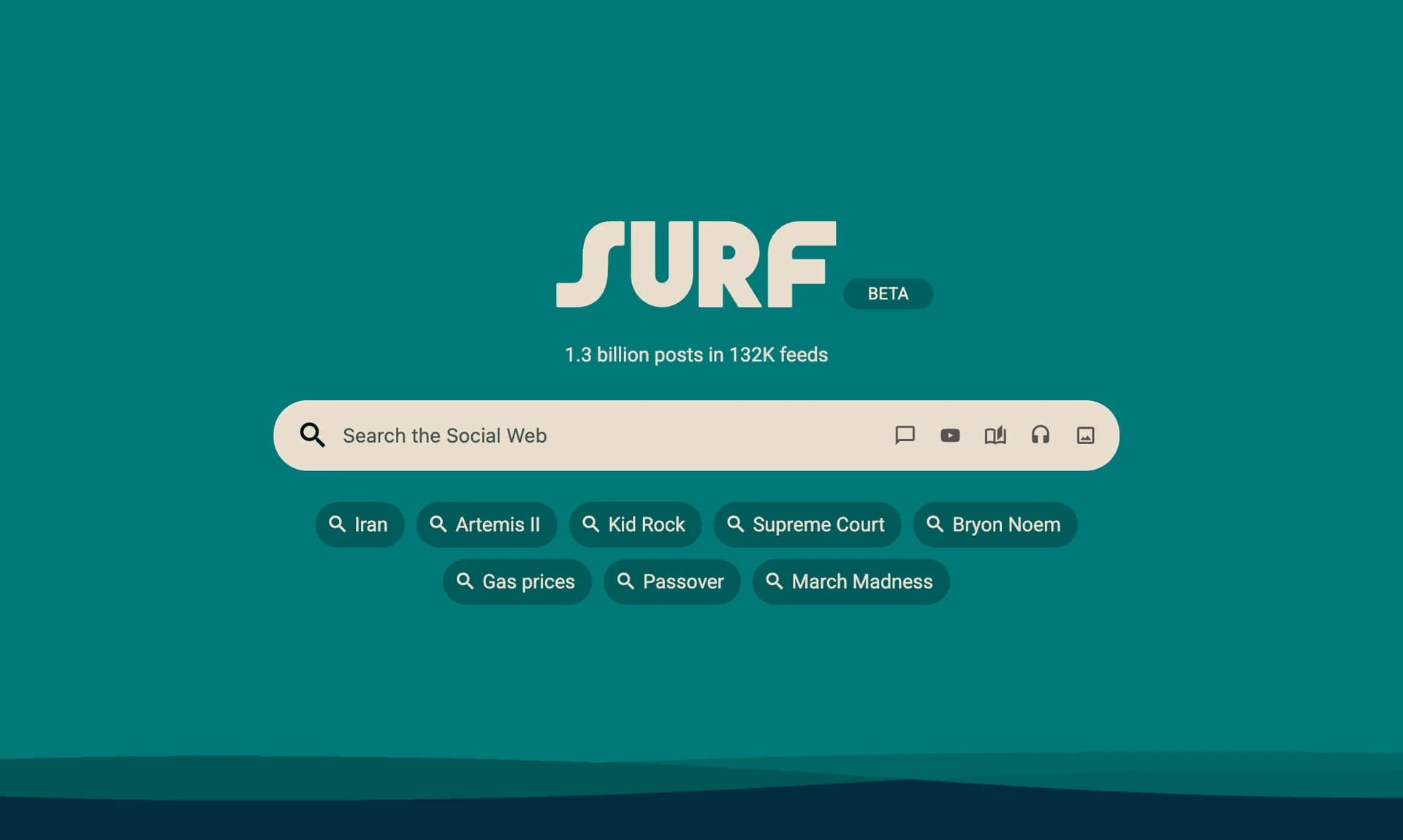 Surf Social Websites screenshot 1