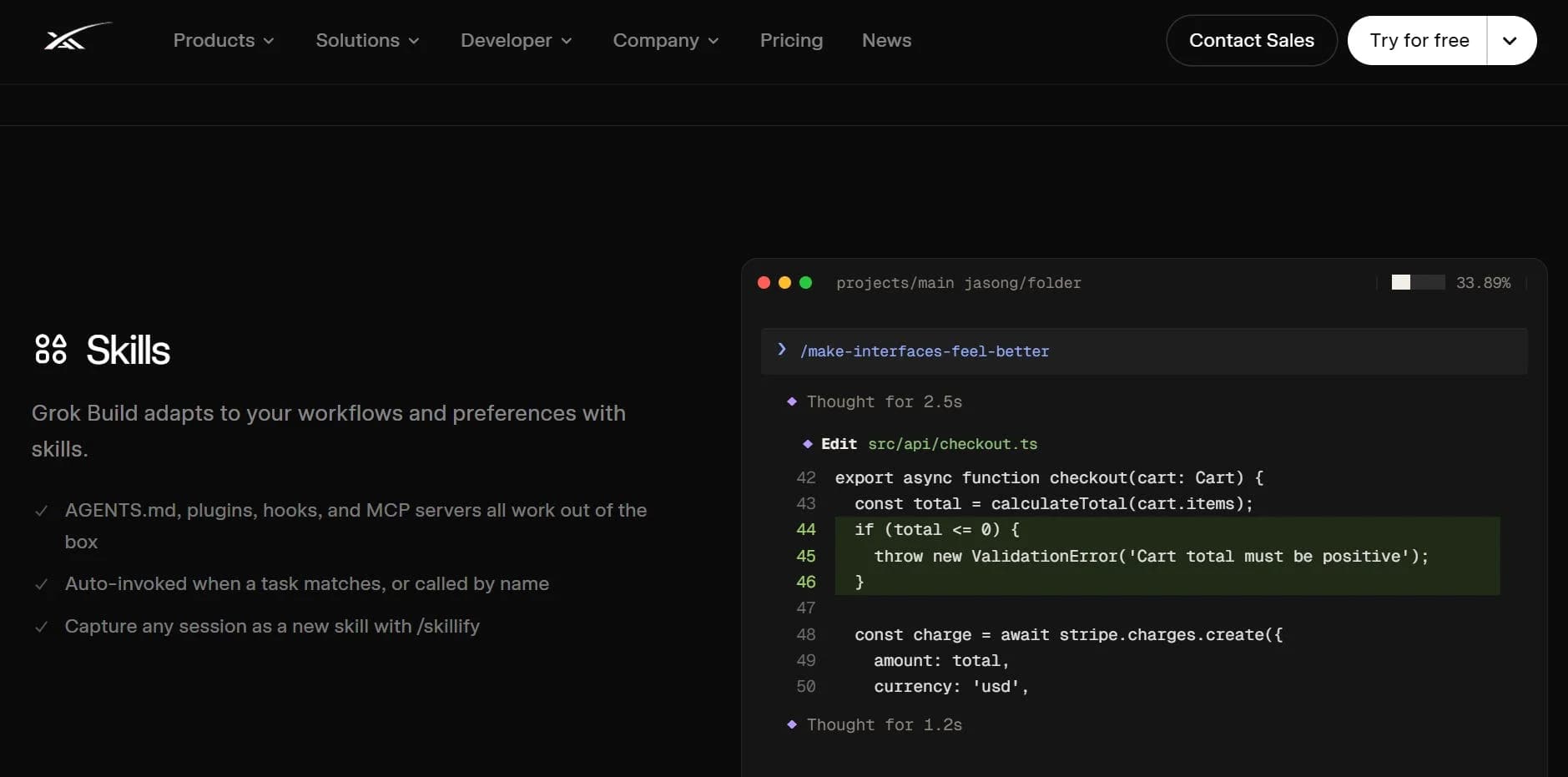 Grok 4.6 screenshot 2