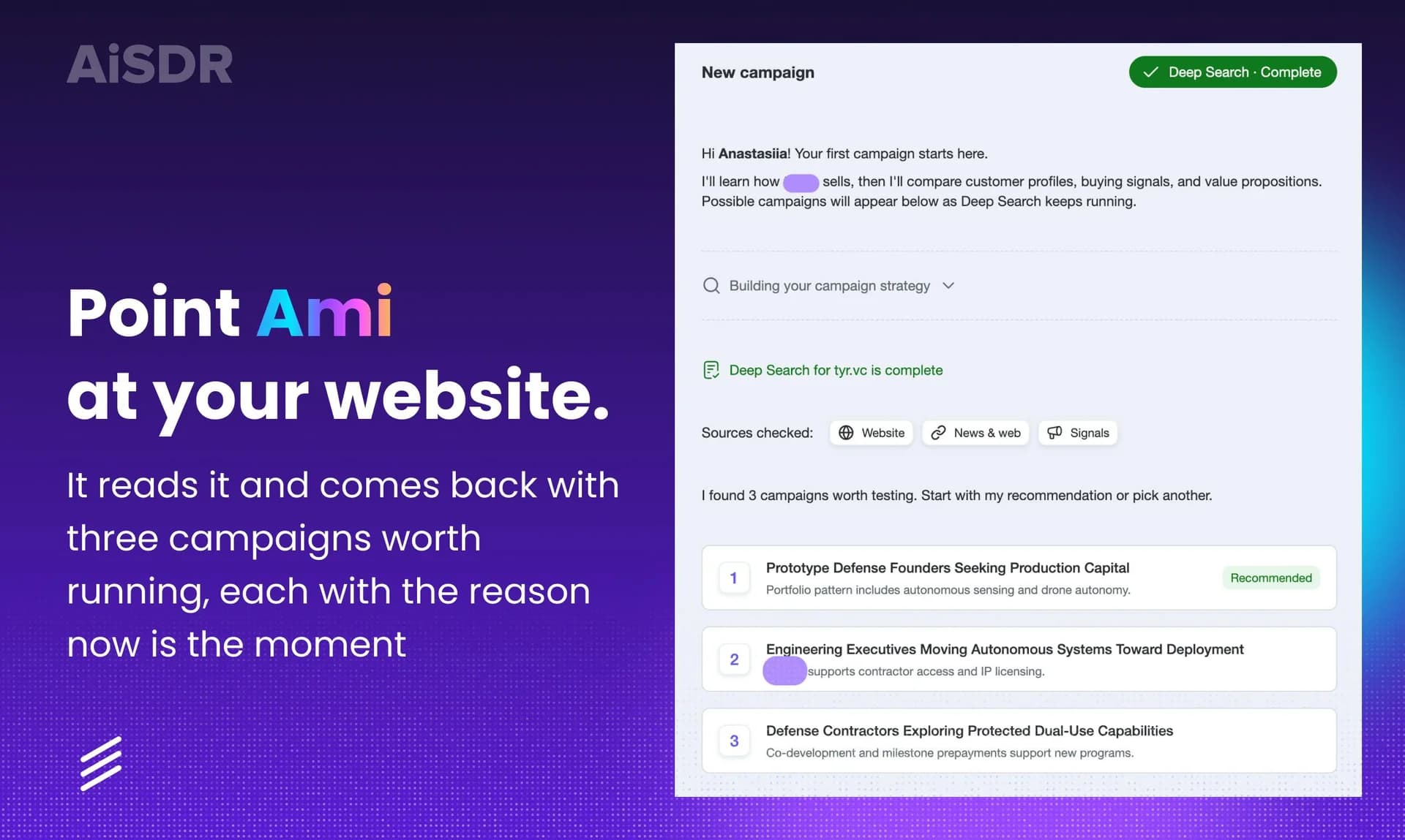 Ami AI screenshot 2