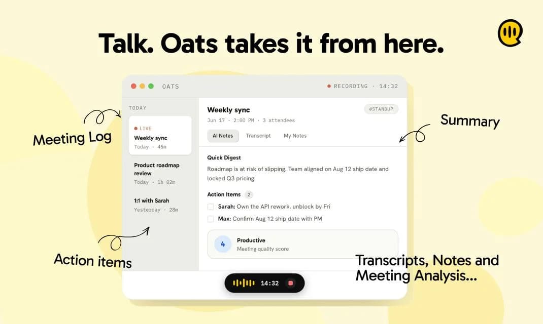 Oats screenshot 3