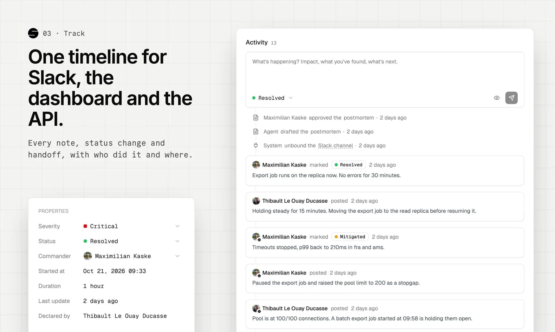 Openstatus Incident Management screenshot 4