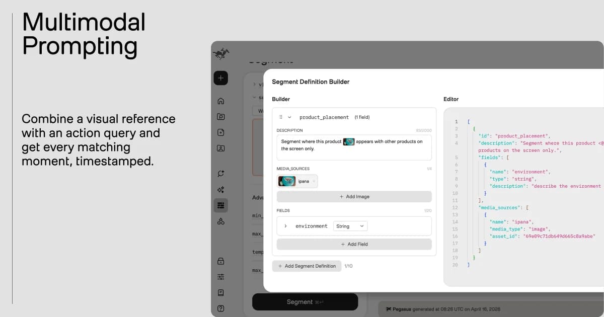 Pegasus 1.5 by TwelveLabs screenshot 3
