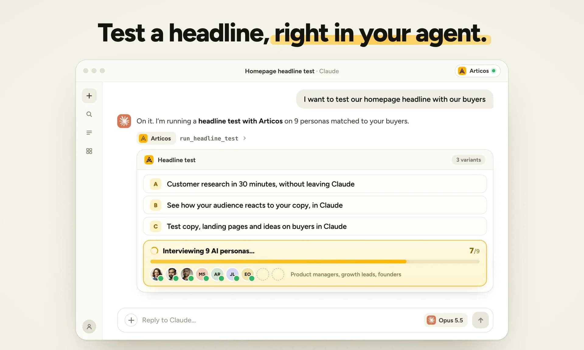 Articos MCP screenshot 2