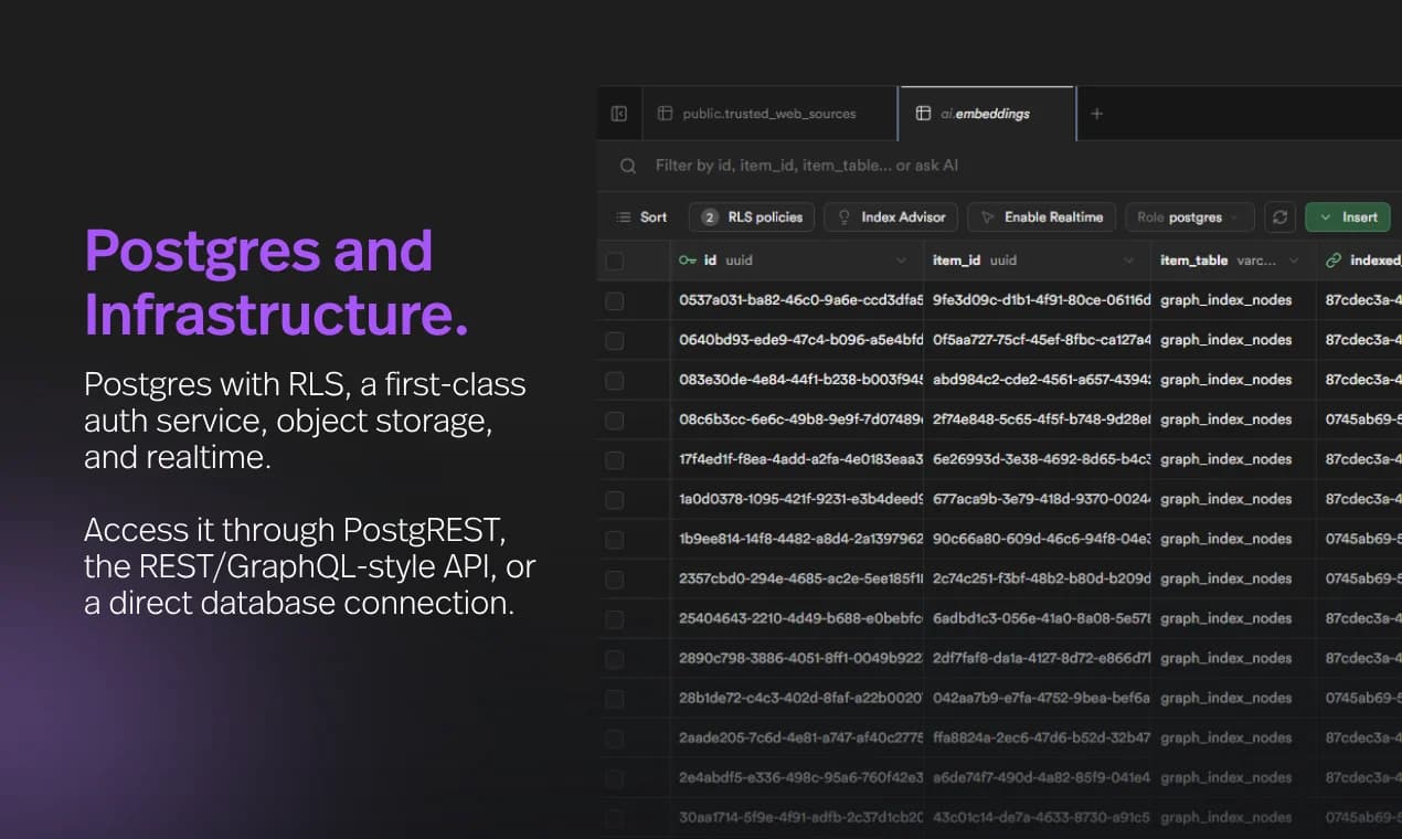 Powabase screenshot 2