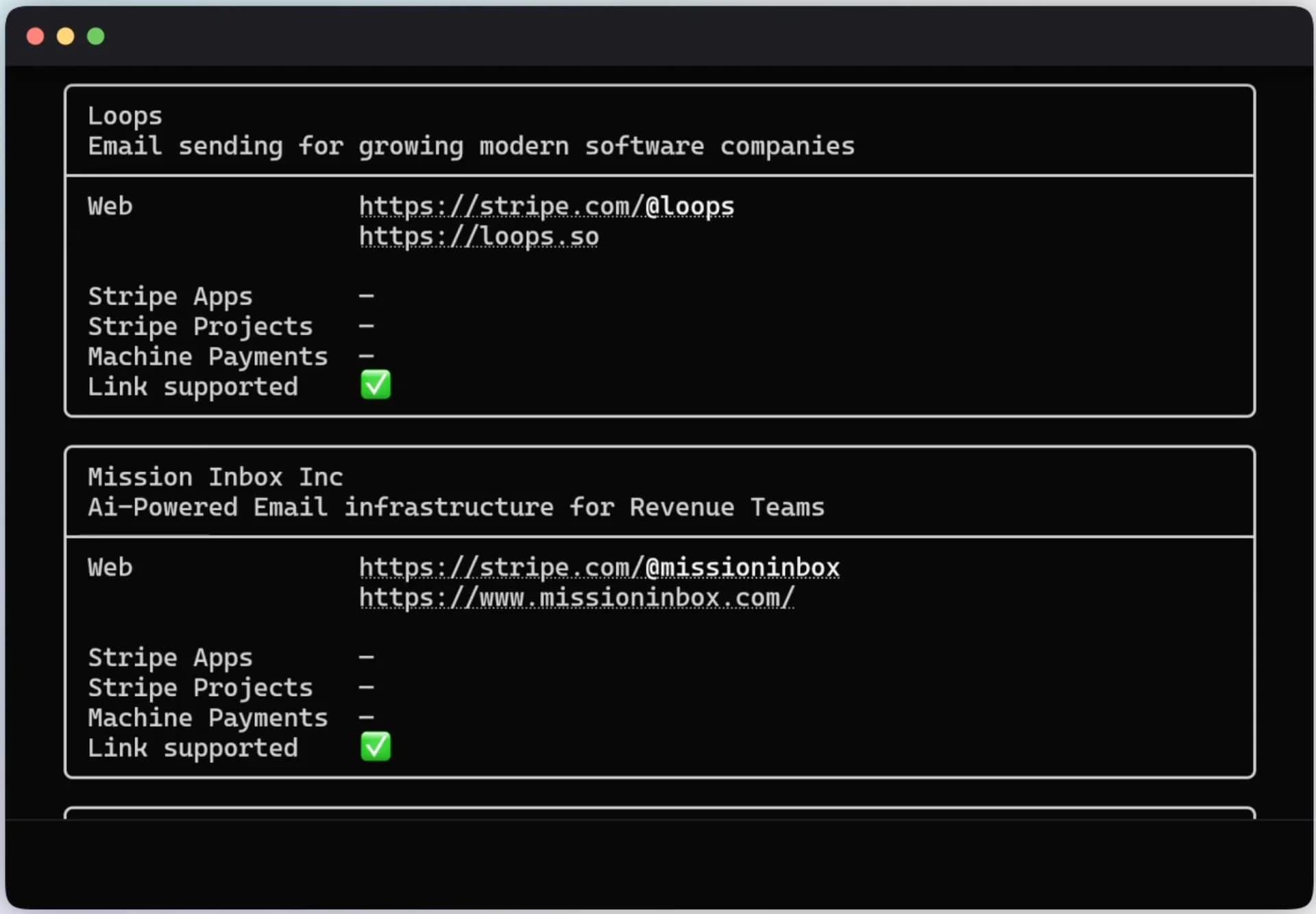 Stripe.Directory screenshot 2