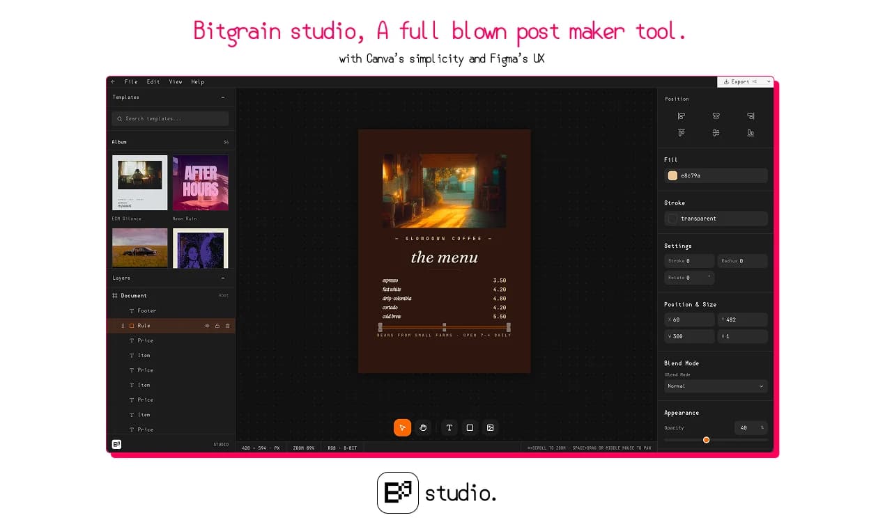 Bitgrain screenshot 3