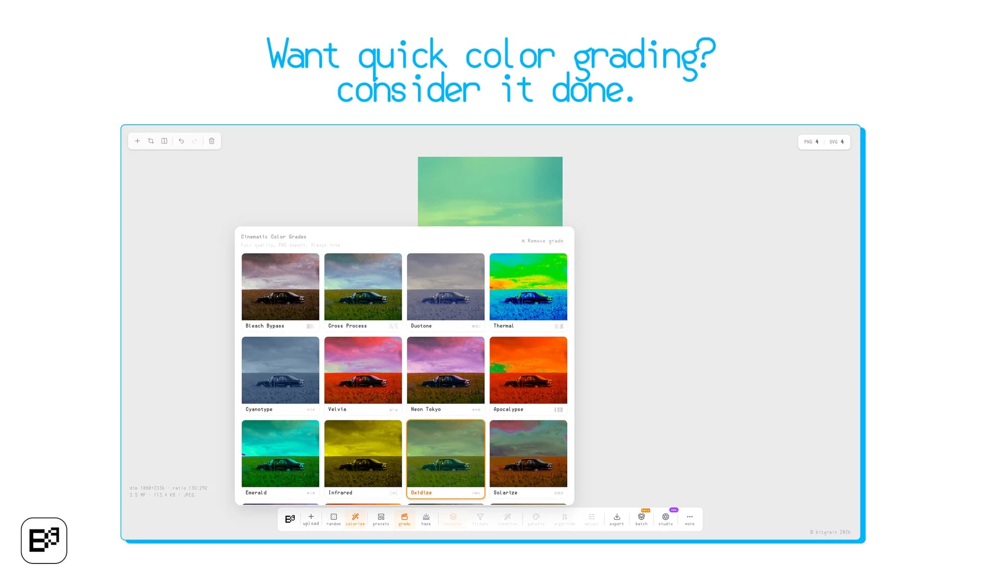 Bitgrain screenshot 5