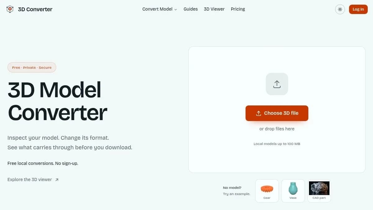3D Converter screenshot 2