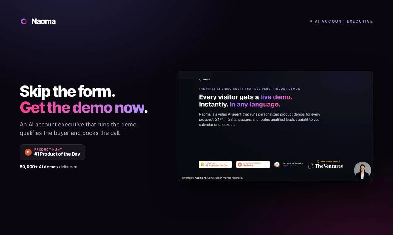 Naoma AI Demo Agent V2 screenshot 1