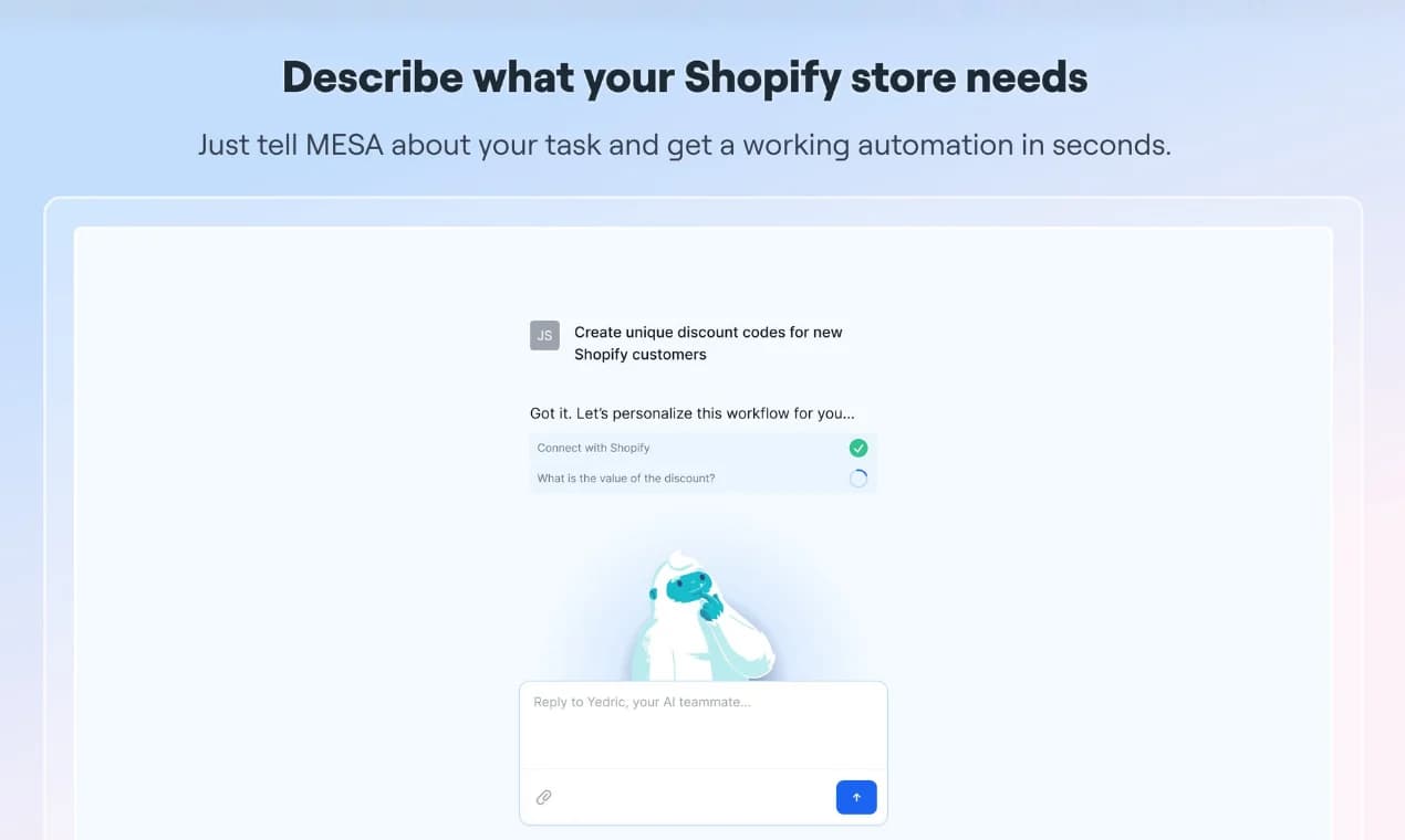 MESA screenshot 1