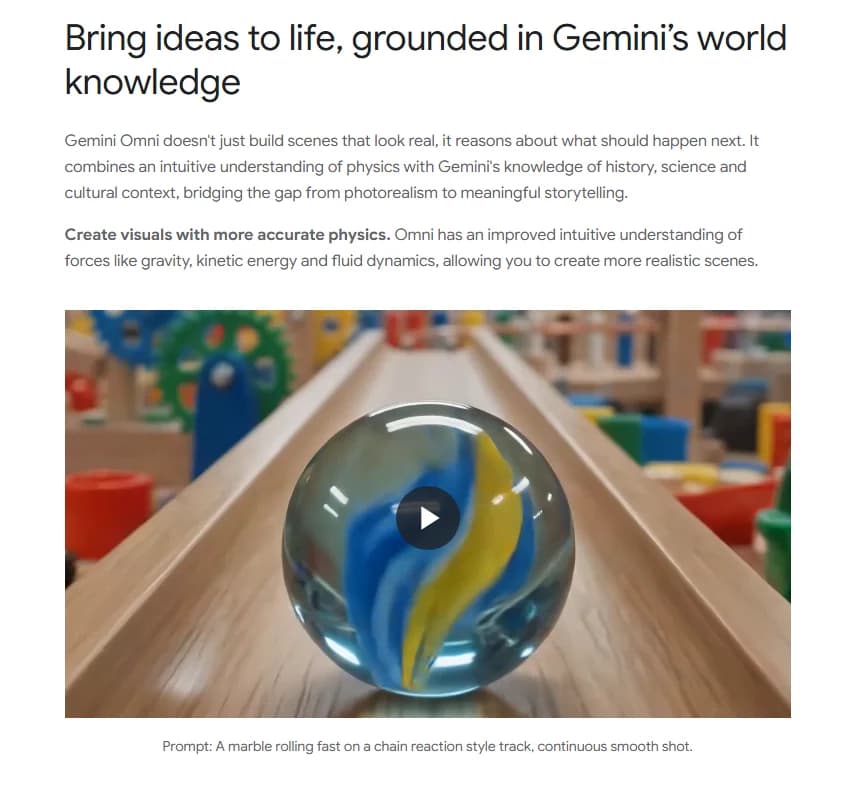 Gemini Omni screenshot 5
