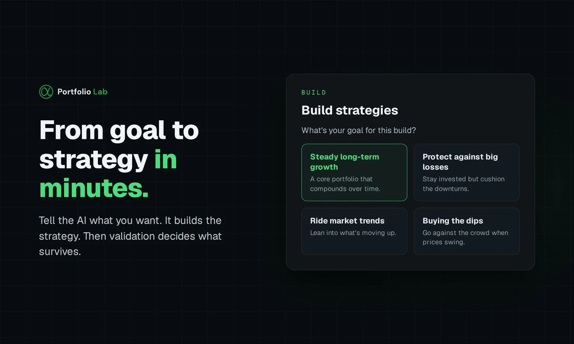 Portfolio Lab screenshot 2