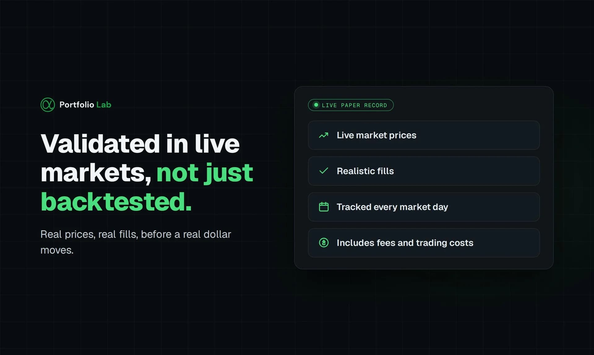 Portfolio Lab screenshot 4