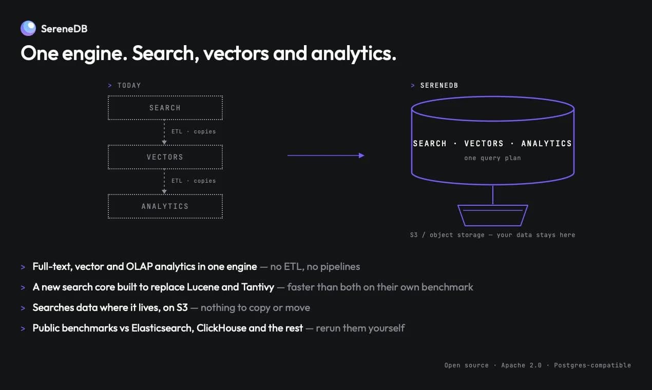 SereneDB screenshot 2