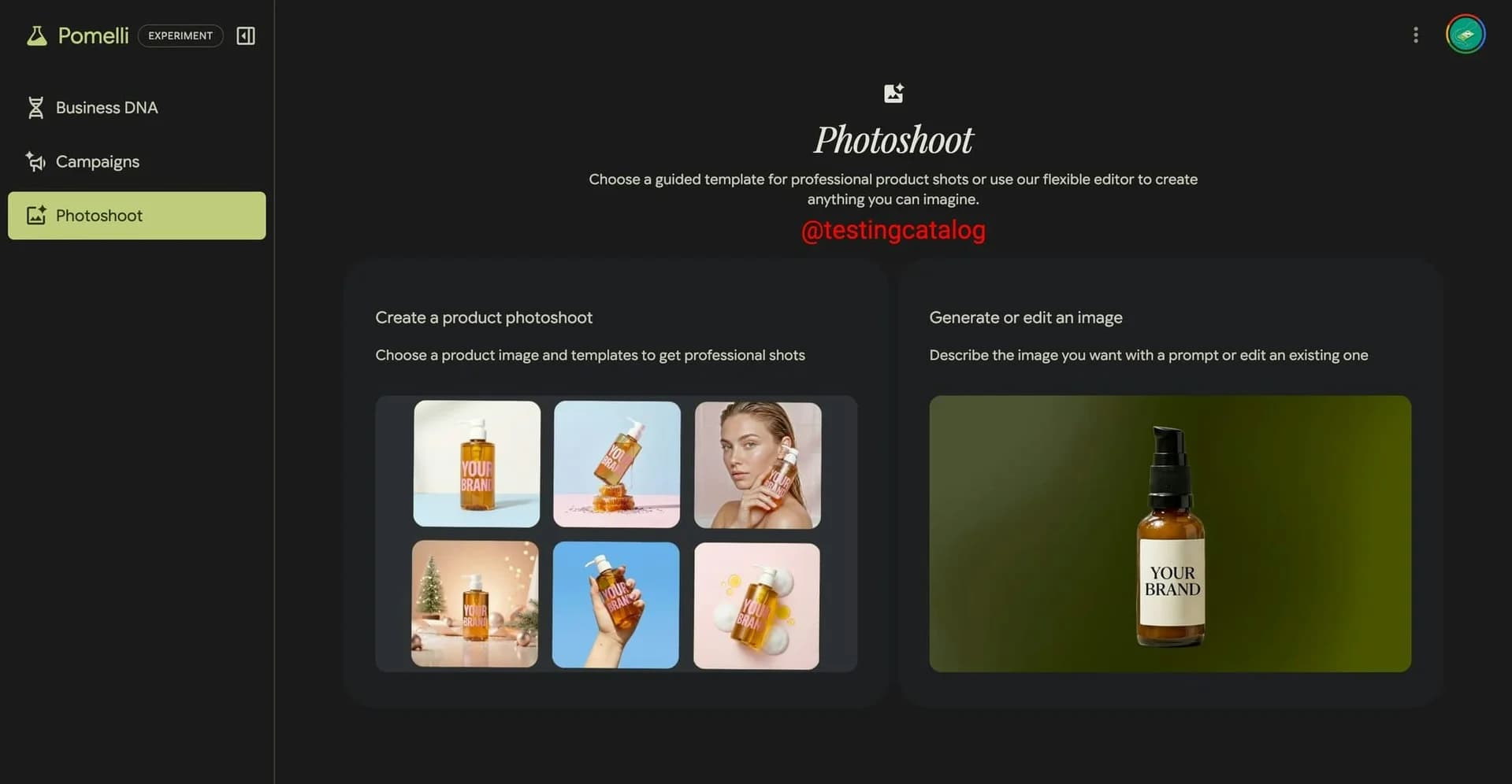 Google Pomelli - Photoshoot screenshot 2