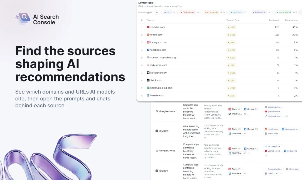 AI Search Console screenshot 5