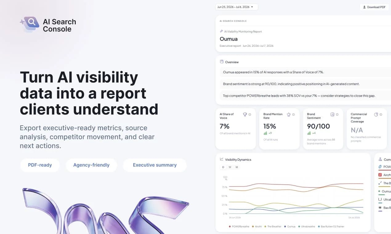 AI Search Console screenshot 7