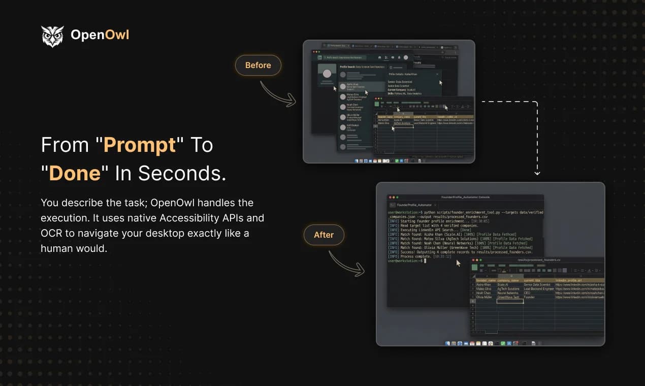 OpenOwl screenshot 2