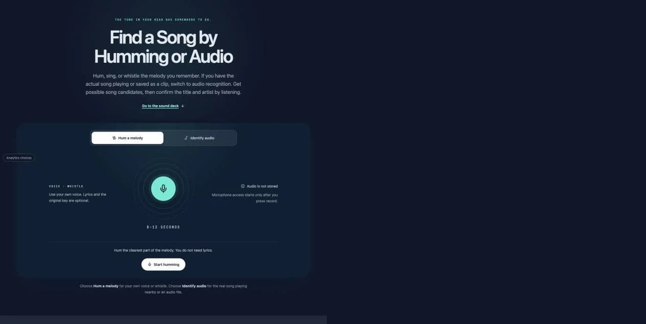 hum to search screenshot 1