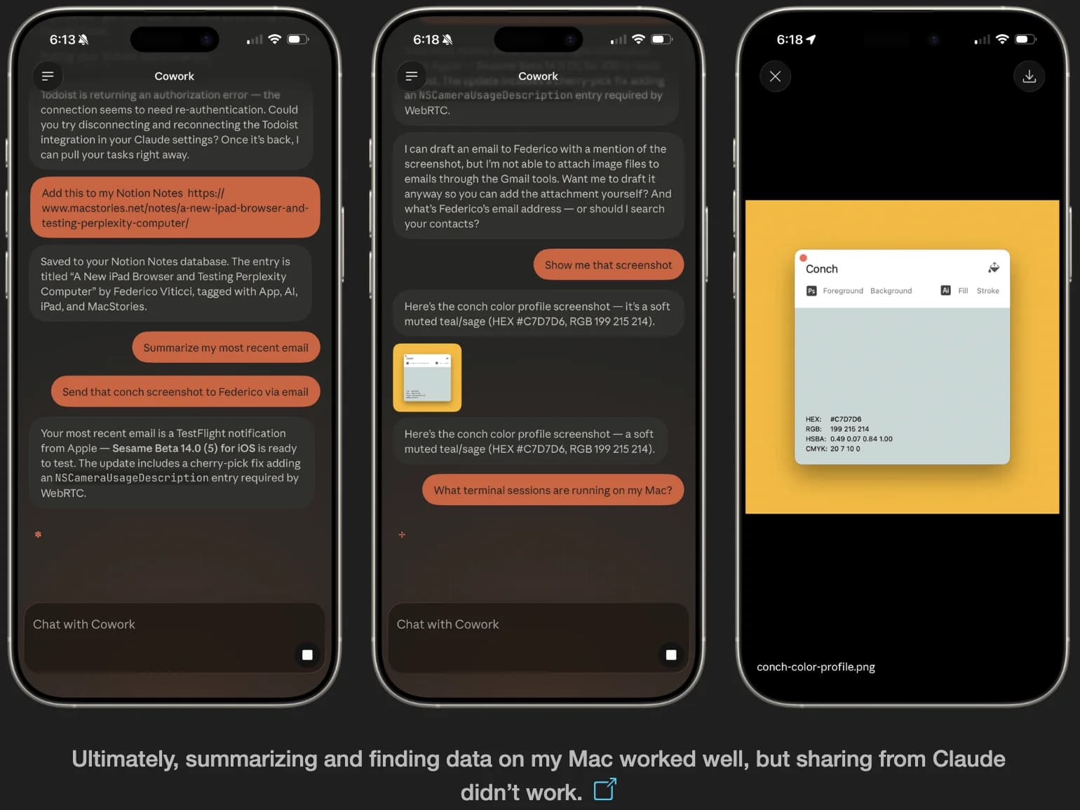 Claude Dispatch screenshot 2