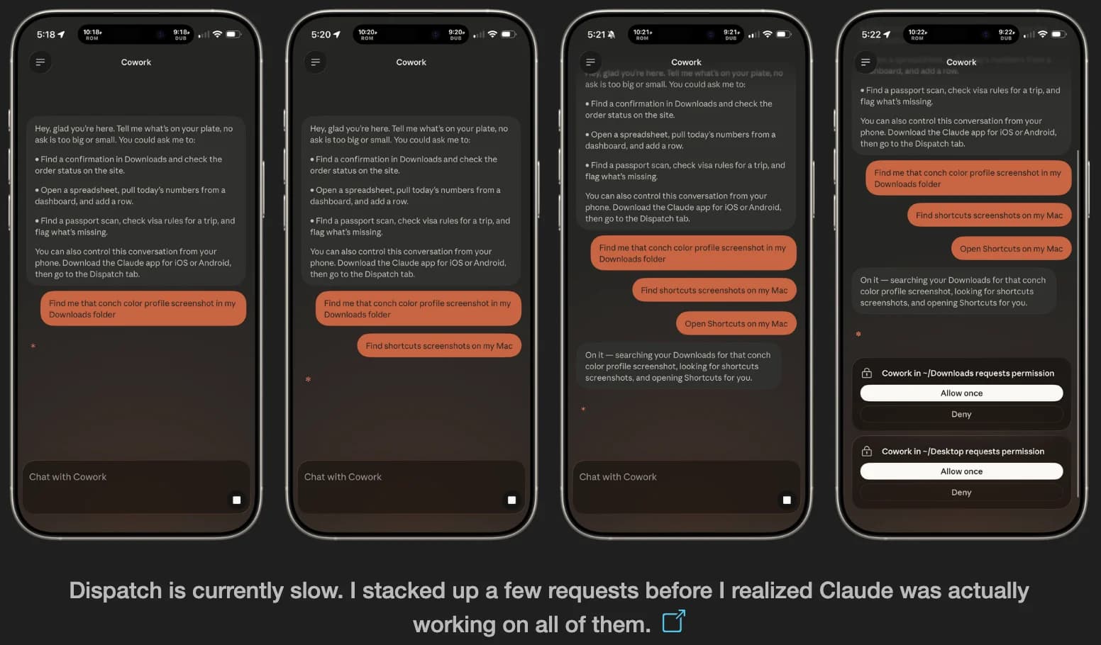 Claude Dispatch screenshot 4