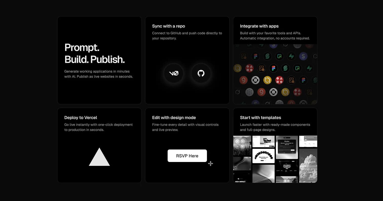 The new v0 screenshot 3