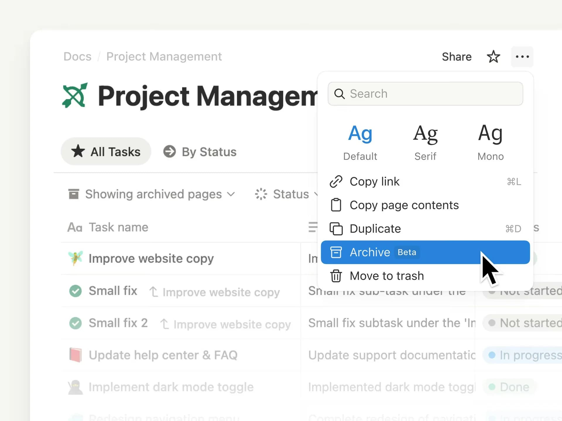 Notion 3.4 screenshot 2