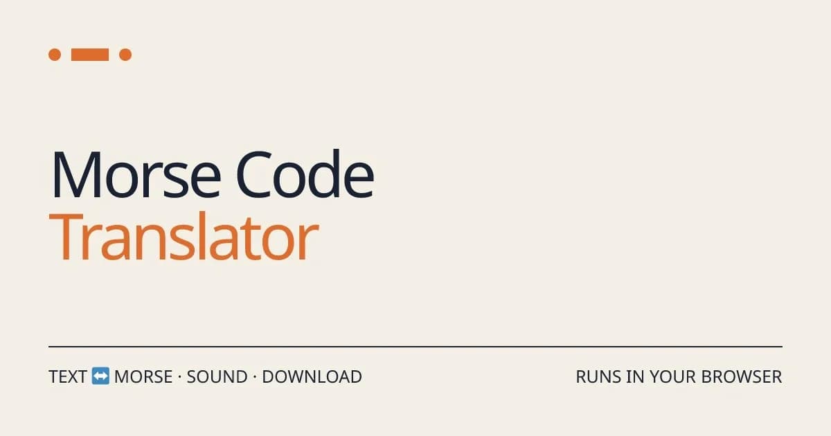 Morse Code Translator screenshot 1