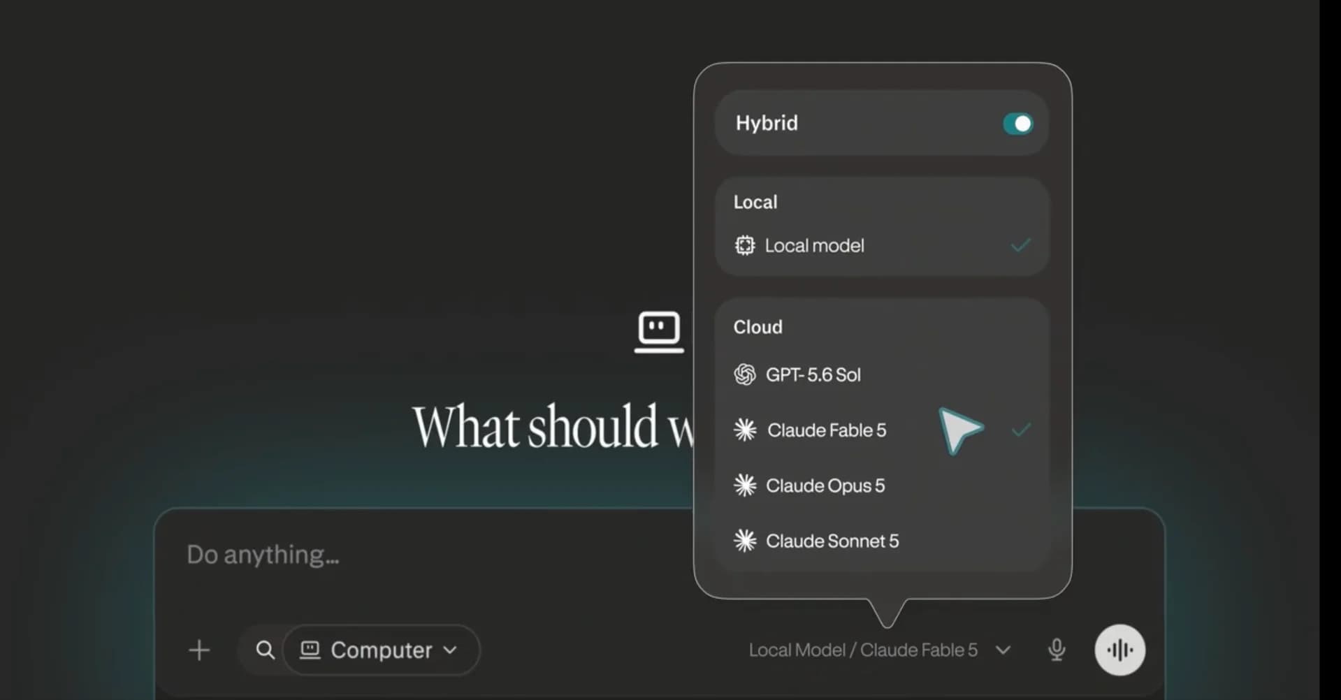 Perplexity Hybrid Compute screenshot 1