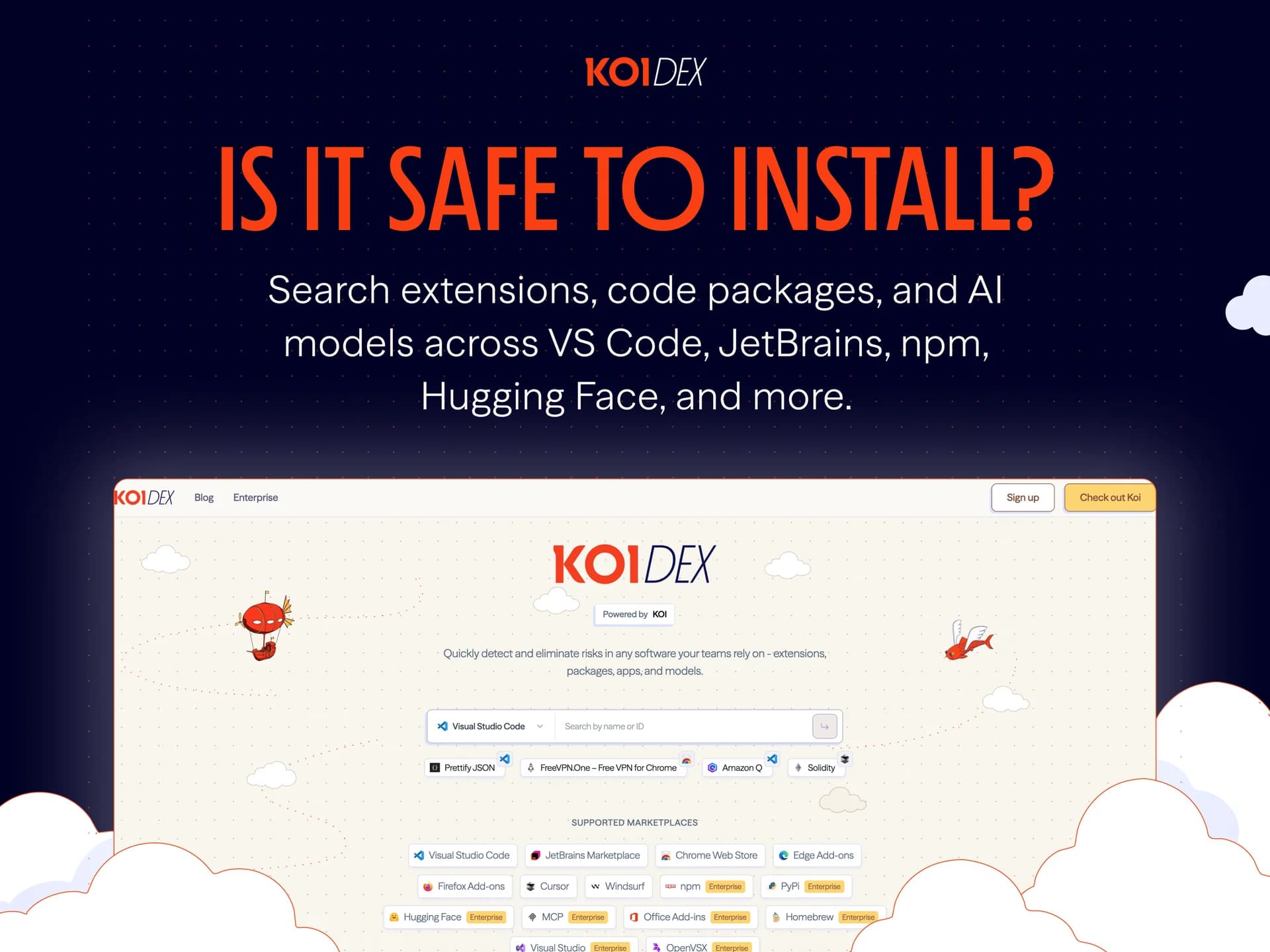 Koidex screenshot 1