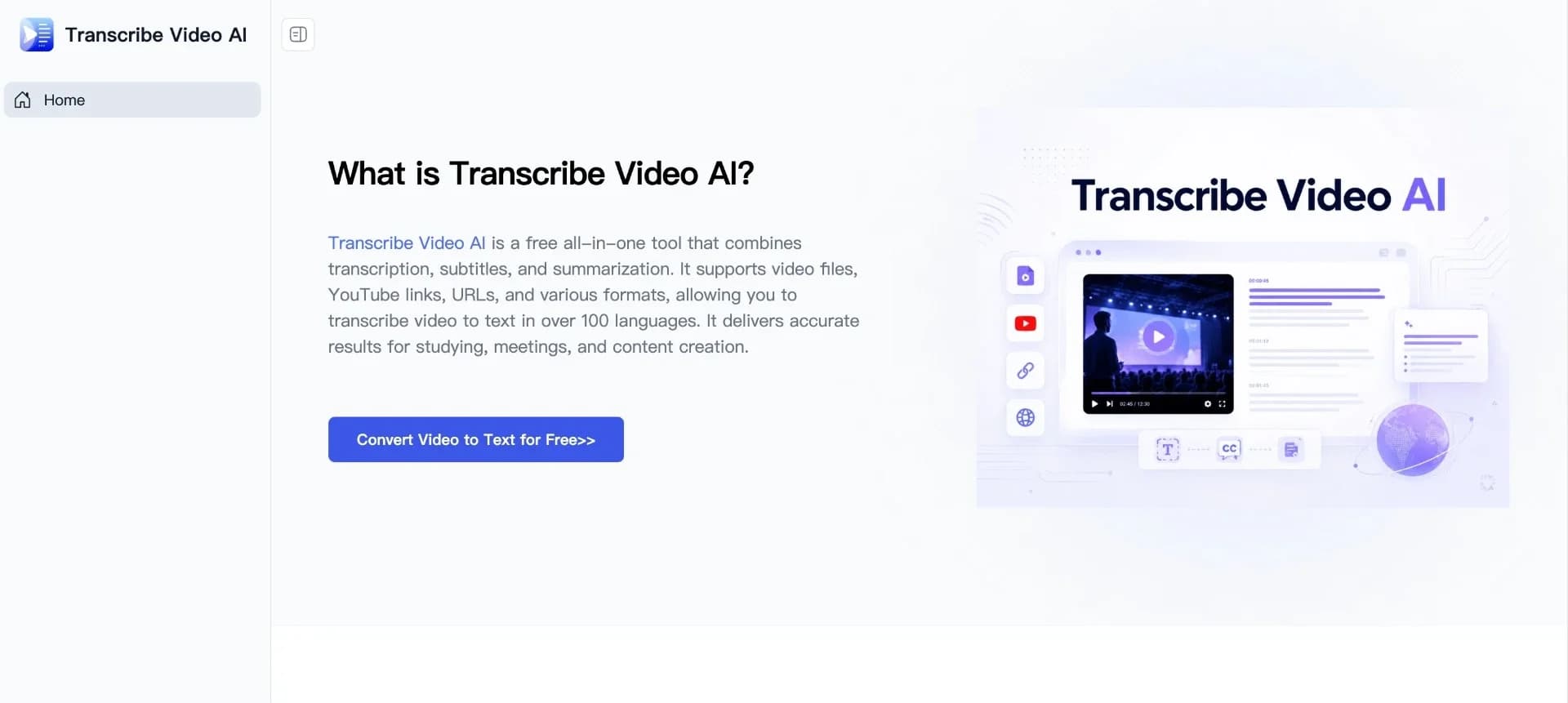 Transcribe Video AI screenshot 1