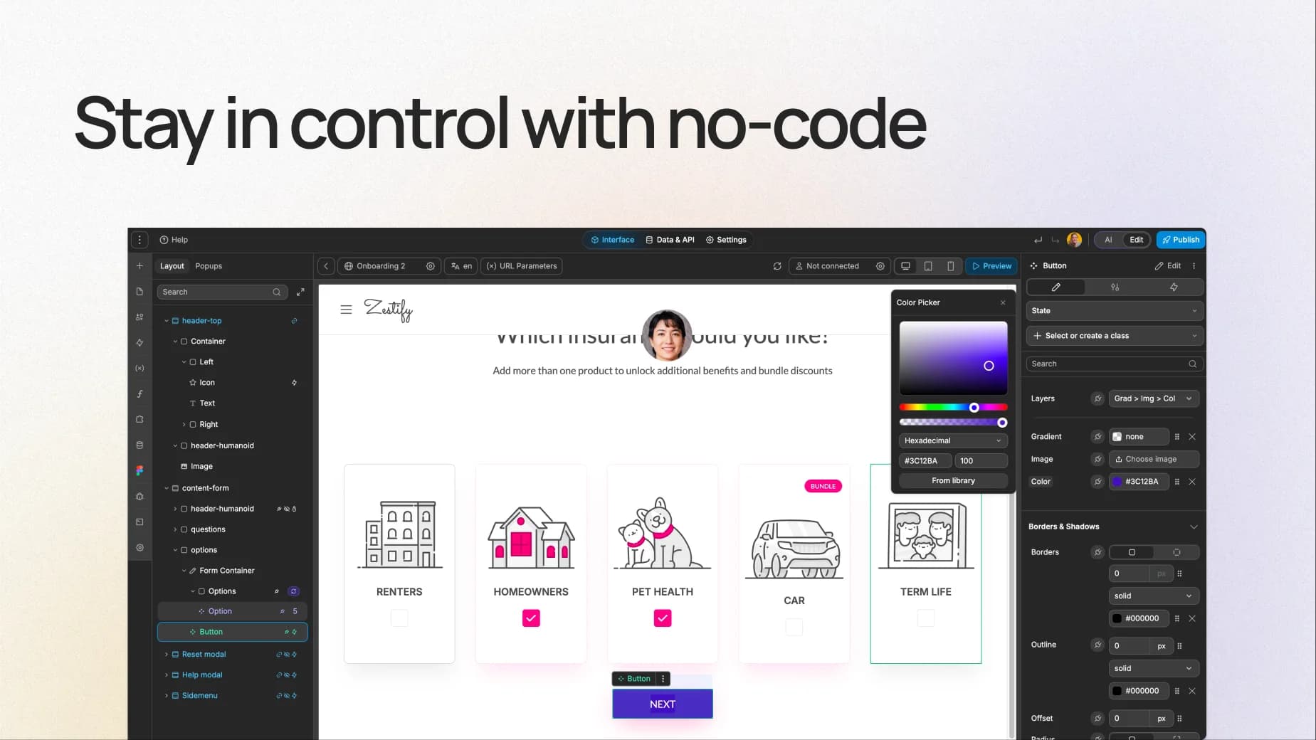 WeWeb 3.0 screenshot 2